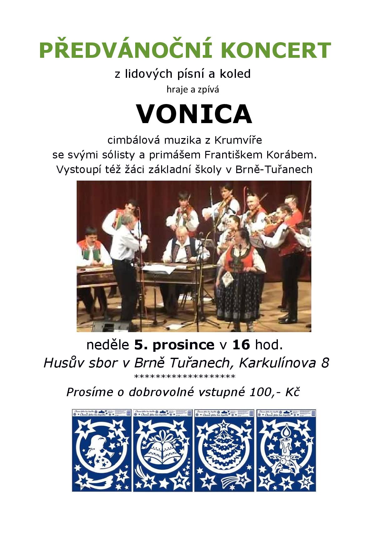 Předvánoční koncert v Tuřanech