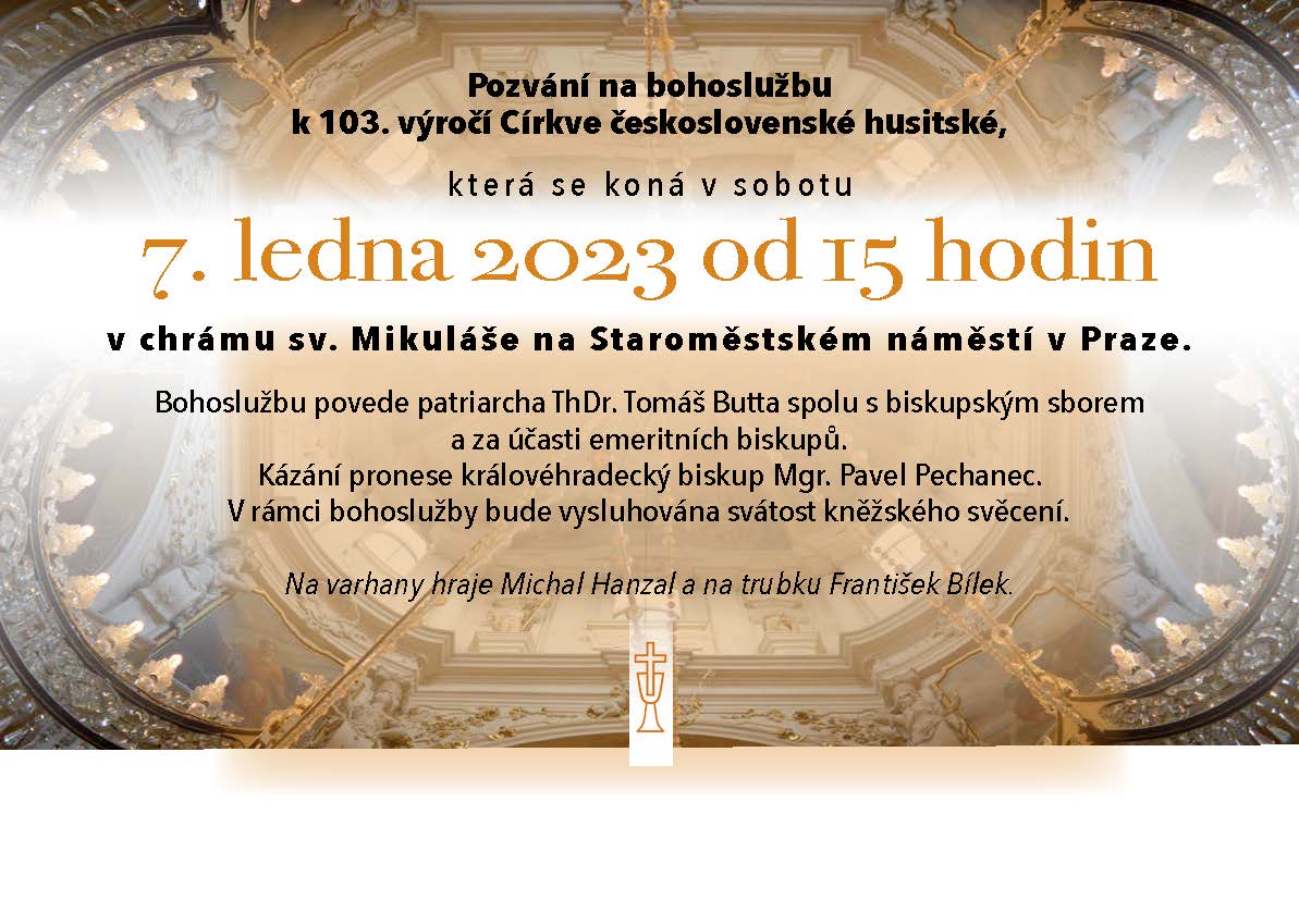 Slavnostní bohoslužby 7. 1. 2023 v Praze