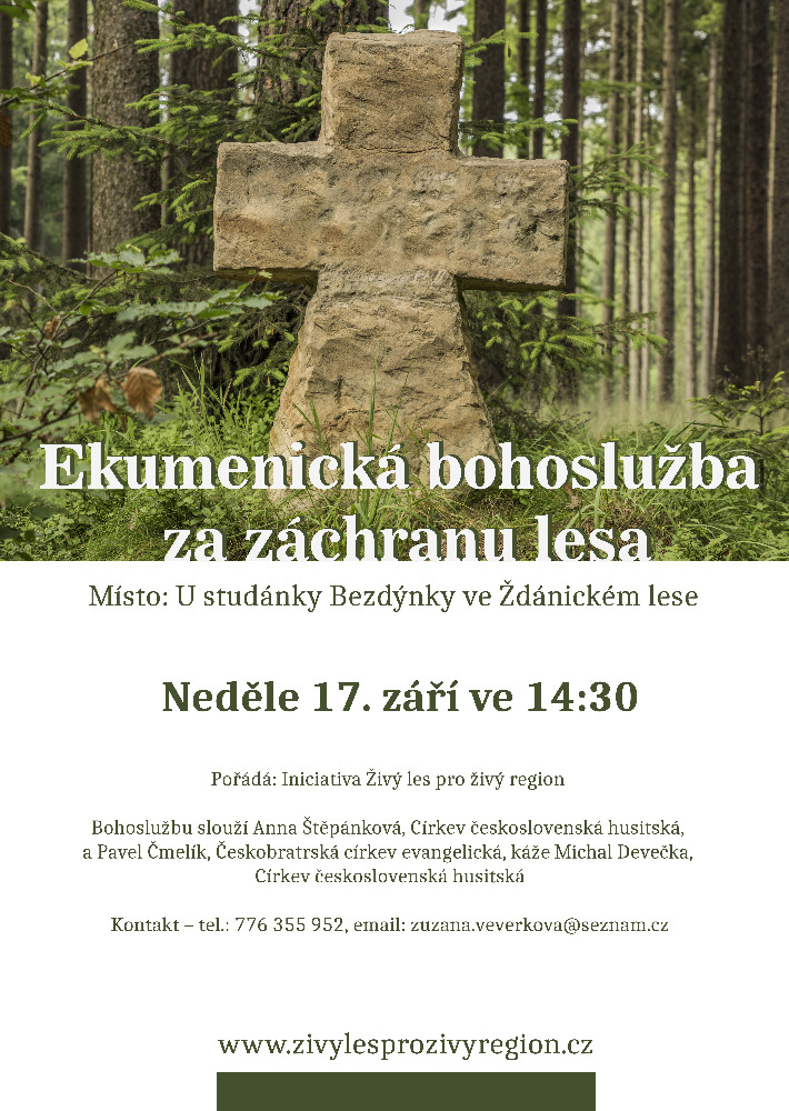 Ekumenická bohoslužba na záchranu lesa